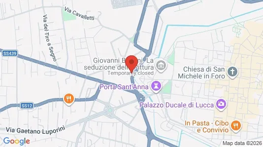 Apartments for rent i Lucca - kort over placeringen