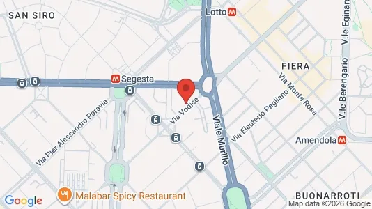 Apartments for rent i Milano Zona 7 - Baggio, De Angeli, San Siro - kort over placeringen