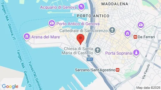 Apartments for rent i Genoa - kort over placeringen