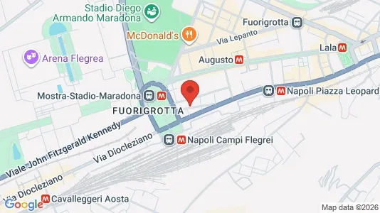 Apartments for rent i Napoli Municipalità 10 - kort over placeringen