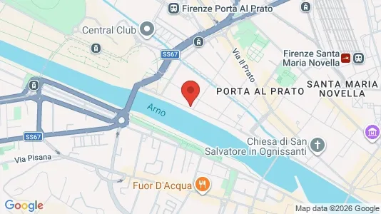 Rooms for rent i Florence - kort over placeringen