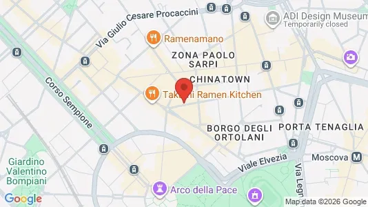 Apartments for rent i Milano Zona 1 - Centro storico - kort over placeringen