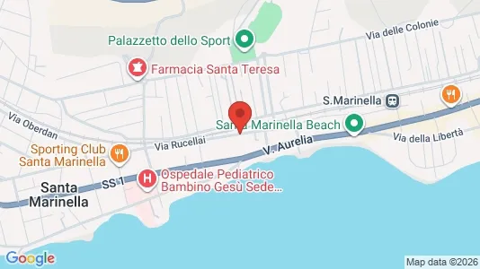 Apartments for rent i Santa Marinella - kort over placeringen