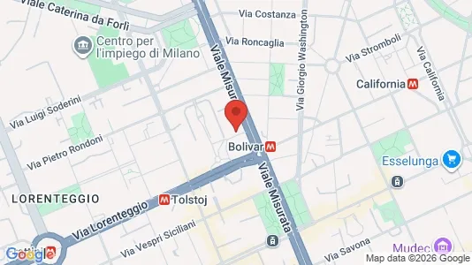 Rooms for rent i Milano Zona 6 - Barona, Lorenteggio - kort over placeringen
