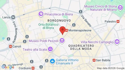 Apartments for rent i Milano Zona 1 - Centro storico - kort over placeringen