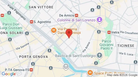 Apartments for rent i Milano Zona 1 - Centro storico - kort over placeringen