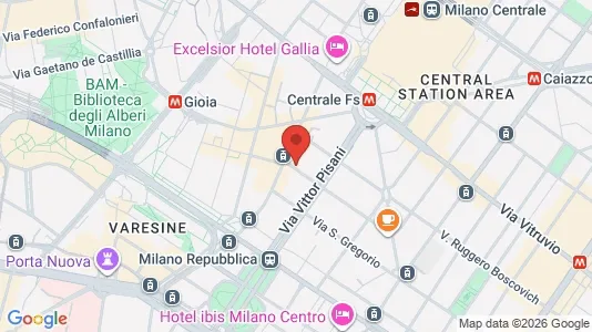 Apartments for rent i Milano Zona 2 - Stazione Centrale, Gorla, Turro, Greco, Crescenzago - kort over placeringen