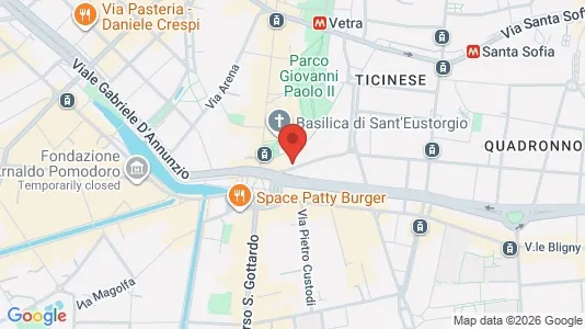 Apartments for rent i Milano Zona 1 - Centro storico - kort over placeringen