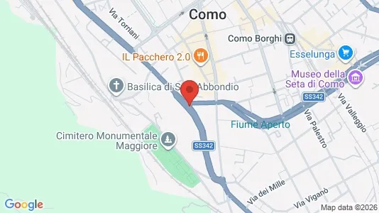 Apartments for rent i Como - kort over placeringen