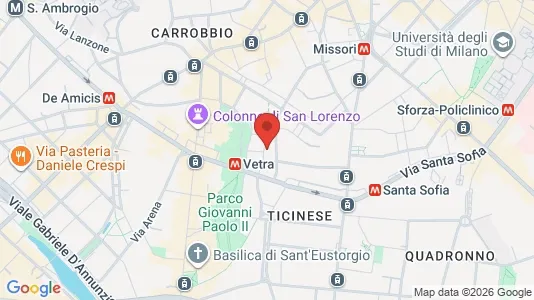 Rooms for rent i Milano Zona 1 - Centro storico - kort over placeringen