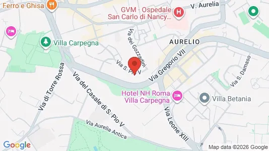 Apartments for rent i Roma Municipio XIII – Aurelia - kort over placeringen