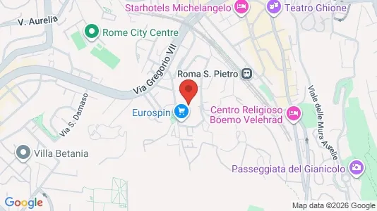 Apartments for rent i Roma Municipio XIII – Aurelia - kort over placeringen