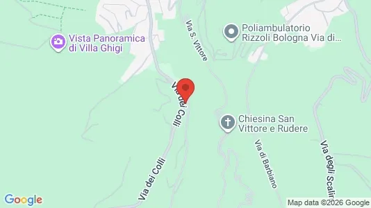 Apartments for rent i Bologna - kort over placeringen