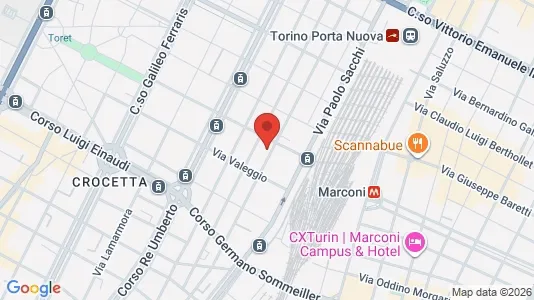 Apartments for rent i Turin - kort over placeringen