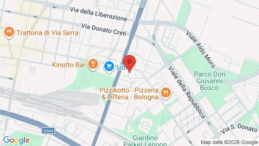 Apartments for rent i Bologna - kort over placeringen