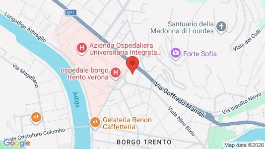 Rooms for rent i Verona - kort over placeringen