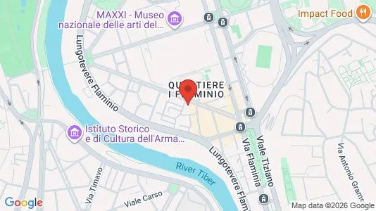Apartments for rent i Roma Municipio II – Parioli/Nomentano - kort over placeringen