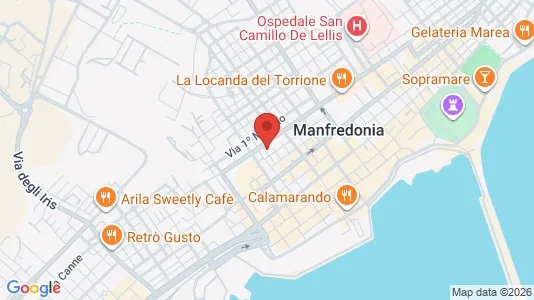Apartments for rent i Manfredonia - kort over placeringen