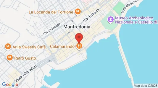 Apartments for rent i Manfredonia - kort over placeringen