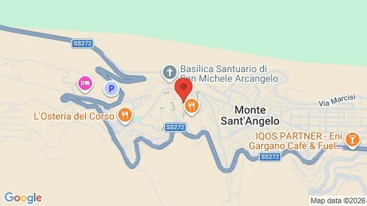 Apartments for rent i Monte Sant'Angelo - kort over placeringen