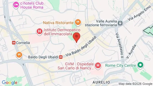 Apartments for rent i Roma Municipio XIV – Monte Mario - kort over placeringen