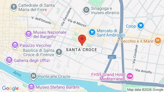 Apartments for rent i Florence - kort over placeringen