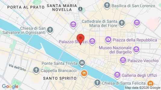 Apartments for rent i Florence - kort over placeringen
