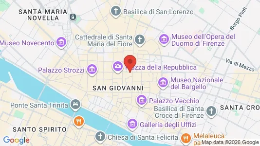 Apartments for rent i Florence - kort over placeringen