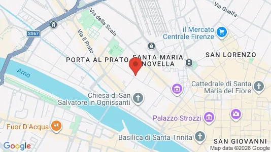 Apartments for rent i Florence - kort over placeringen