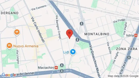 Rooms for rent i Milano Zona 9 - Porta Garibaldi, Niguarda - kort over placeringen