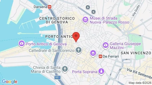 Apartments for rent i Genoa - kort over placeringen