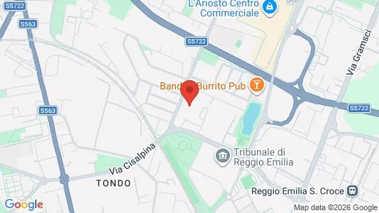 Apartments for rent i Reggio nell'Emilia - kort over placeringen