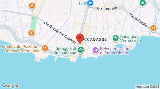 Apartments for rent i Genoa - kort over placeringen