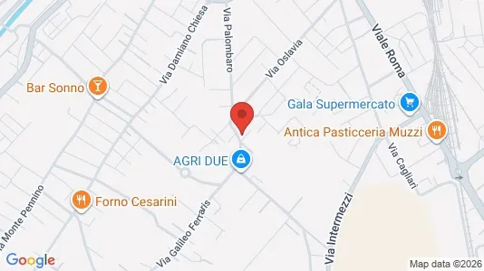 Apartments for rent i Foligno - kort over placeringen