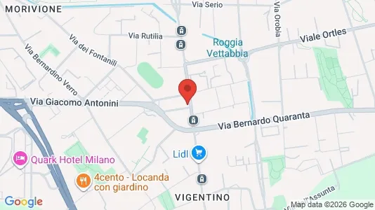 Rooms for rent i Milano Zona 5 - Vigentino, Chiaravalle, Gratosoglio - kort over placeringen