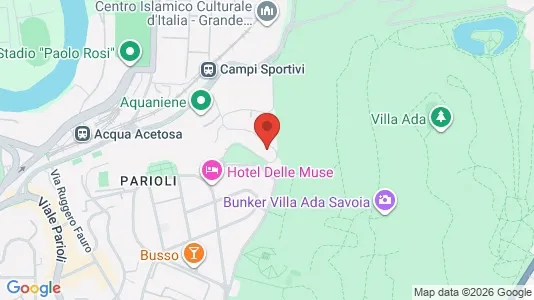 Apartments for rent i Roma Municipio II – Parioli/Nomentano - kort over placeringen