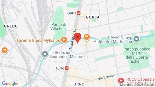 Rooms for rent i Milano Zona 2 - Stazione Centrale, Gorla, Turro, Greco, Crescenzago - kort over placeringen