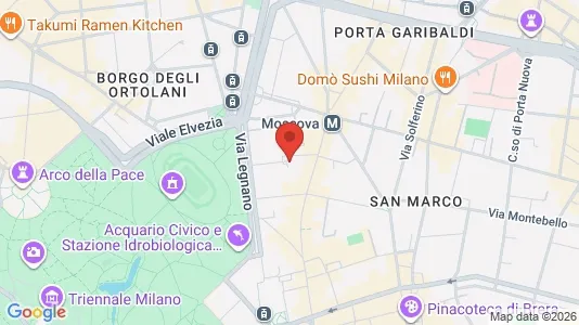 Apartments for rent i Milano Zona 1 - Centro storico - kort over placeringen