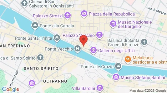 Apartments for rent i Florence - kort over placeringen