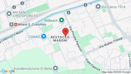 Rooms for rent i Milano Zona 6 - Barona, Lorenteggio - kort over placeringen