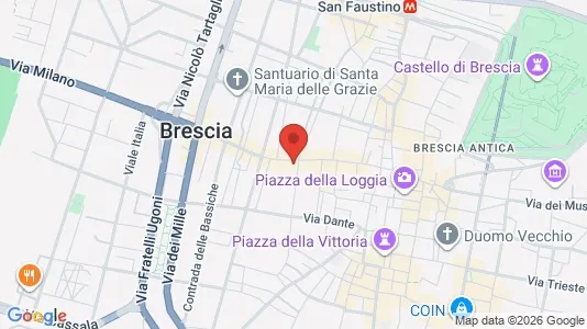 Rooms for rent i Brescia - kort over placeringen
