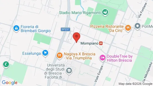 Rooms for rent i Brescia - kort over placeringen
