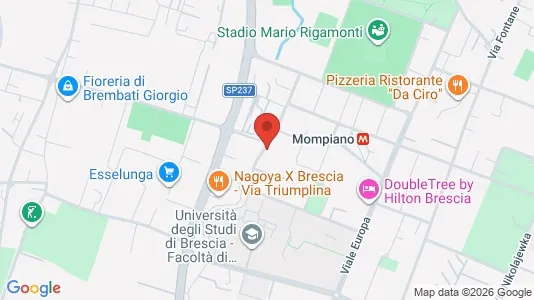 Rooms for rent i Brescia - kort over placeringen