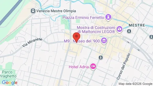Rooms for rent i Venice - kort over placeringen