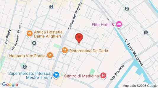Rooms for rent i Venice - kort over placeringen