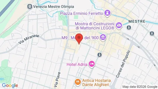 Rooms for rent i Venice - kort over placeringen