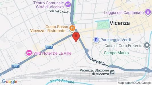 Rooms for rent i Vicenza - kort over placeringen