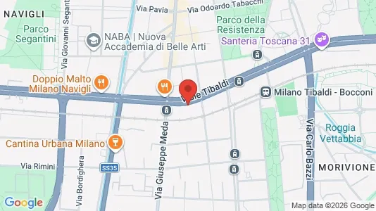 Apartments for rent i Milano Zona 5 - Vigentino, Chiaravalle, Gratosoglio - kort over placeringen