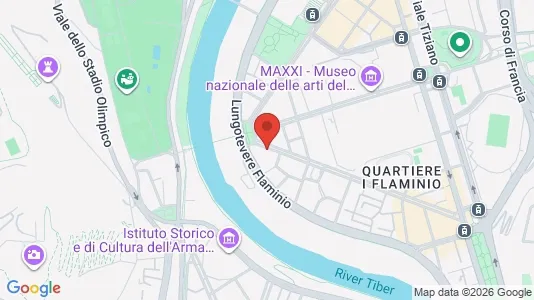 Apartments for rent i Roma Municipio II – Parioli/Nomentano - kort over placeringen