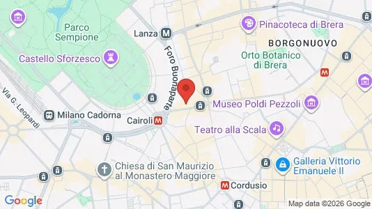 Apartments for rent i Milano Zona 1 - Centro storico - kort over placeringen